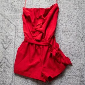 Pretty Red Romper